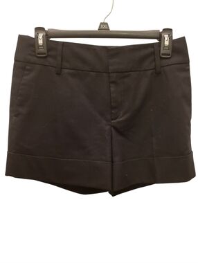 Zara Black Tailored Cuffed Bermuda Shorts